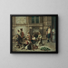 Porte du palais Farnèse, Rome - Auguste Dutuit — framed artwork on a wall