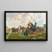 The Auteuil Lawn - Auguste Legras — framed artwork on a wall