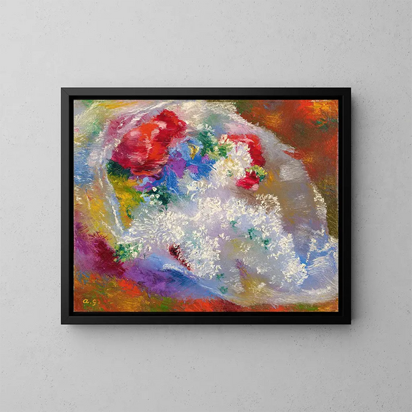 Lilas - Augusto Giacometti — cuadro enmarcado en la pared