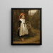 A small violets seller - Augustus Edwin Mulready — framed artwork on a wall