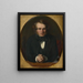 Retrato de William Powell Frith - Augustus Leopold Egg — cuadro enmarcado en la pared