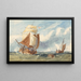 In the channel - Augustus William Reeve — framed artwork on a wall