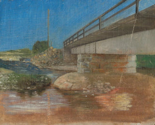 Aurel Ballo - Sketch Of A Landscape With A Bridge.webp