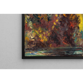 Automne sur les rives d'une rivière - Arnold Peter Weisz-Kubincan | Reproduction Tableau Décoration murale affiche copie