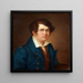 Autorretrato - Carl Wilhelm Nordgren — cuadro enmarcado en la pared