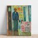 Reproducción del cuadro Autorretrato - Edvard Munch