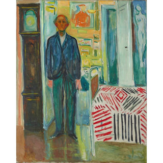 Autoportrait - Edvard Munch | Reproduction Tableau Décoration murale affiche copie