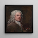 Self-portrait Painting - William Hogarth — framed artwork on a wall