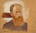 Self-portrait painting at Villeneuve-sur-Yonne - Édouard Vuillard — artwork view