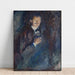 Reproducción del cuadro Autorretrato con cigarrillo - Edvard Munch