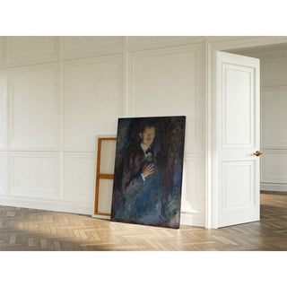 Autoportrait à la cigarette - Edvard Munch | Reproduction Tableau Décoration murale affiche copie