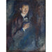Reproducción del cuadro Autorretrato con cigarrillo - Edvard Munch