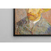 Reproducción del cuadro Autorretrato con sombrero de paja - Vincent van Gogh