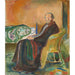 Reproducción del cuadro Autorretrato con la gripe española - Edvard Munch