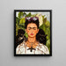 Reproducción del cuadro Autorretrato con un collar de espinas - Frida Kahlo