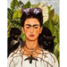 Reproducción del cuadro Autorretrato con un collar de espinas - Frida Kahlo