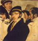 Autorretrato en un grupo de amigos - Francesco Hayez — vista de la obra