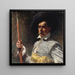 Self-portrait in 17th-century costume - Albert Edelfelt — framed artwork on a wall