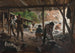 Trabajadores de la piedra - Axel Jungstedt — vista de la obra