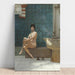 Reproducción del cuadro Bañista en la piscina de Brousse - Jean-Léon Gérôme