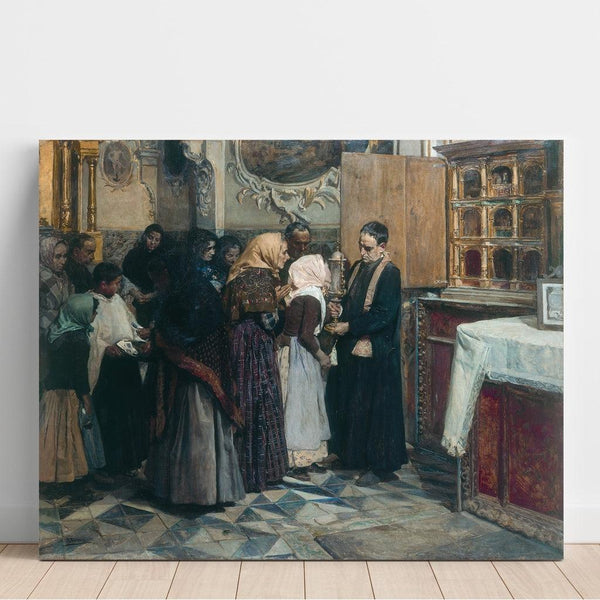 Reproducción del cuadro Beso de la reliquia - Joaquín Sorolla