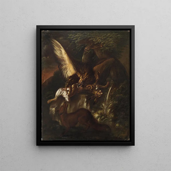 Baldassarre De Caro - An eagle and its pray.webp