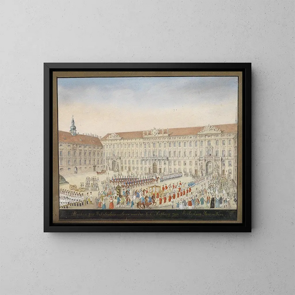 Fête-Dieu - Balthasar Wigand — framed artwork on a wall