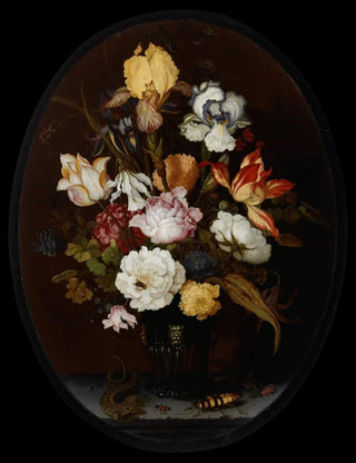 Balthasar van der Ast - Still Life of Flowers in a Glass Vase.webp