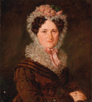 Barbara Krafft - Portrait of a Woman with Mob Cap.webp