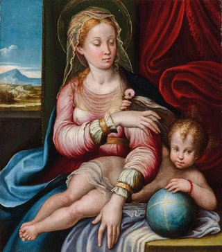Virgen con el Niño - Barbara Longhi — vista de la obra