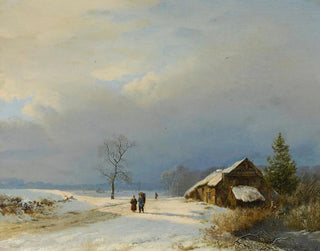 Barend Cornelis Koekkoek - Dutch winter in the Gooi.webp