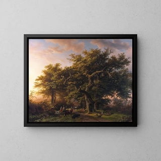 Barend Cornelis Koekkoek - Forest Scene.webp