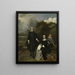 Familia en un paisaje - Barend Graat — cuadro enmarcado en la pared