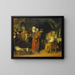 The Birth and Naming of Saint John the Baptist - Barent Fabritius — framed artwork on a wall