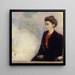 Baronne Robert de Domecy - Odilon Redon — cuadro enmarcado en la pared