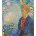 Reproduction of the painting Baroness of Domecy - Odilon Redon