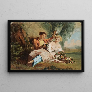 Barthlemy Menn - Galant Lovers Tryst Rinaldo and Armida.webp