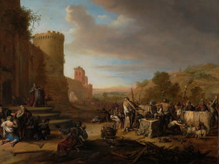 Bartholomeus Breenbergh - Saints Paul and Barnabas at Lystra Sacrifice at Lystra.webp