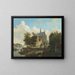 la travesía en ferry en Haarlem - Bartholomeus Johannes van Hove — cuadro enmarcado en la pared