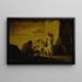 Peasants drinking and smoking in a tavern - Bartholomeus Molenaer — framed artwork on a wall