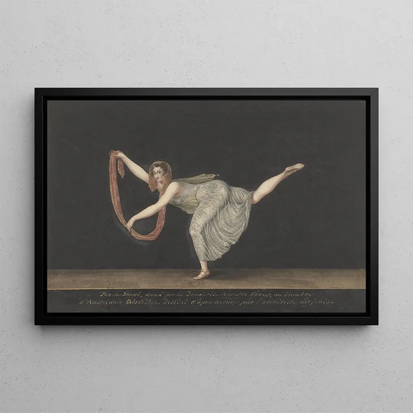 Bartholomeus Ziesenis - Danseres Annette Kbler de pasdeshawl uitvoerende.webp