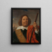Egbert Meeuwsz Cortenaer 1605-65 Vice Admiral of the Meuse Admiralty Rotterdam - Bartholomeus van der Helst — framed artwork on a wall