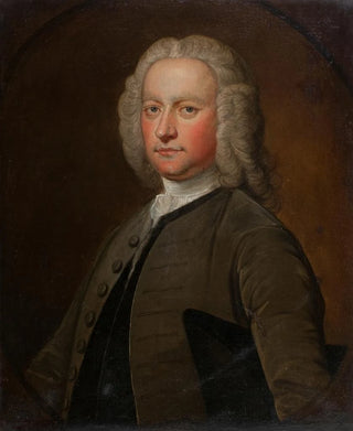 Bartholomew Dandridge - Portrait of a man in a lace cravat.webp