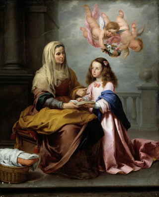 Bartolom Estebn Murillo - Education Of The Virgin.webp