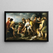 José y sus hermanos - Bartolomé Esteban Murillo — cuadro enmarcado en la pared