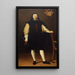retrato de Don Diego Felix de Esquivel y Aldama - Bartolomé Esteban Murillo — cuadro enmarcado en la pared