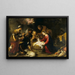 L'Adoration des bergers - Bartolomé Esteban Murillo — framed artwork on a wall
