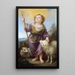 Reproduction of the painting The Good Shepherd - Bartolomé Esteban Murillo