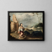 El hijo pródigo alimentando cerdos - Bartolomé Esteban Murillo — cuadro enmarcado en la pared