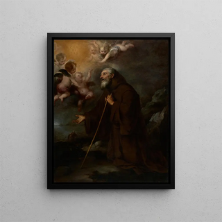 Bartolom Estebn Murillo - The Vision of Saint Francis of Paola.webp
